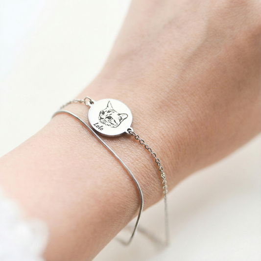 Custom Pet Portrait Bracelet