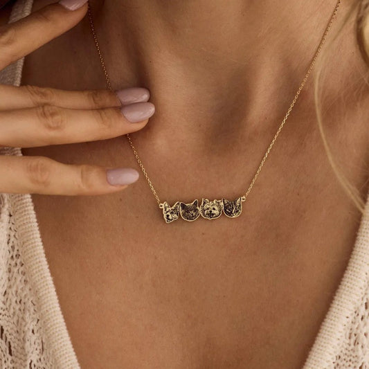 Custom Pet Face Necklace